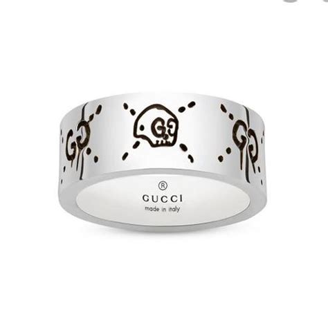 gucci skull ring men|Gucci ghost ring used.